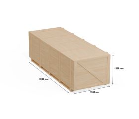 Houten export kist - XL - ISPM-15 - naaldhout