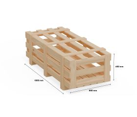 Houten export krat - small - ISPM-15