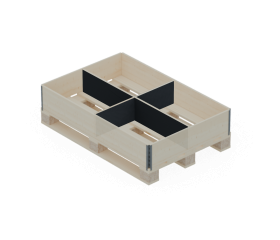Vakverdeler Europallet 4-vaks