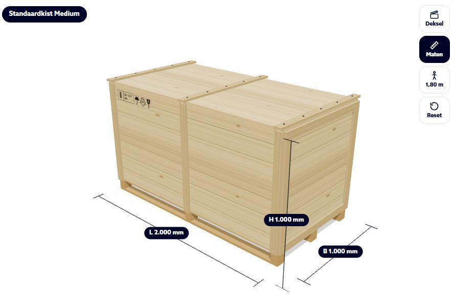 Exportkist op maat